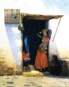 Jean-Léon Gérôme_1887_Femme du Caire à sa porte.jpg